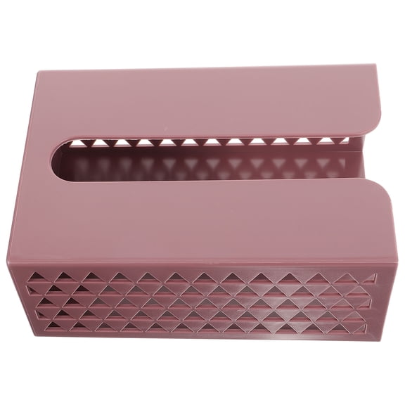 OUNONA Wall Paper Drawer Tissues Boxes Cube Bathroom Holder Work Desk Office Grey