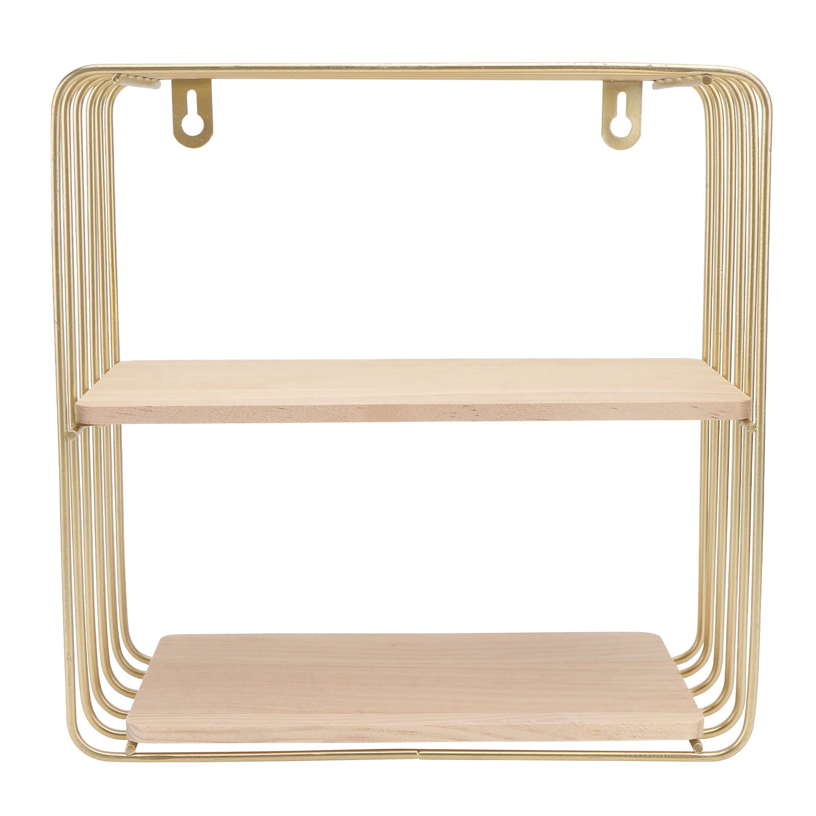 OUNONA Nordic Wallmounted Storage Rack for Home Beige Iron Rack for ...