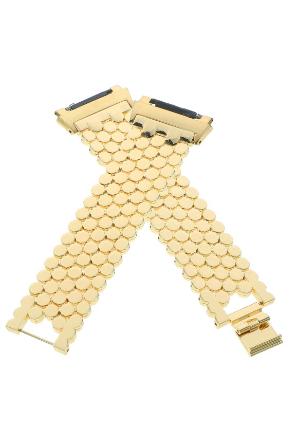 Watch Bracelet for Ionic in Golden Stainless Steel with Scale Style Design