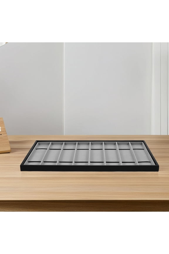 Watch Display Tray Compartment Watch Holder for Retail 8-Slot Storage Box for Showcasing Multiple Watches Watch Display Organizer for Men Women