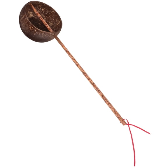 OUNONA Coconut Shell Water Ladle with Simple for Bath, Kitchen, and Home Use