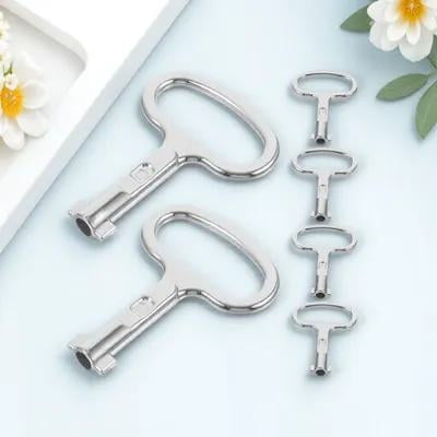 OUNONA 6Pcs Aluminum Alloy Utility Keys for Gas Water Electric Meter ...