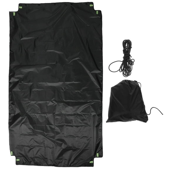 OUNONA Waterproof Heavy Duty Truck Carriage Cover Windproof Sun And Rain Protector For Pickup Truck Bed Outdoor Trailer Accessory