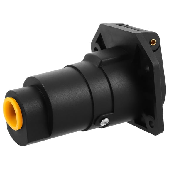 OUNONA Waterproof Trailer Plug Socket Heavy Duty 7 Pin Electrical Connector for Rv and Boat Wiring