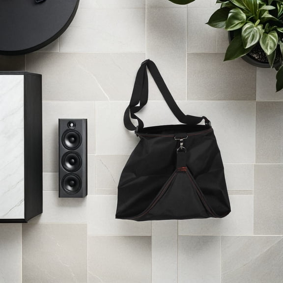 OUNONA Black Vegetable Picking Apron with Easy Access and Adjustable Fit