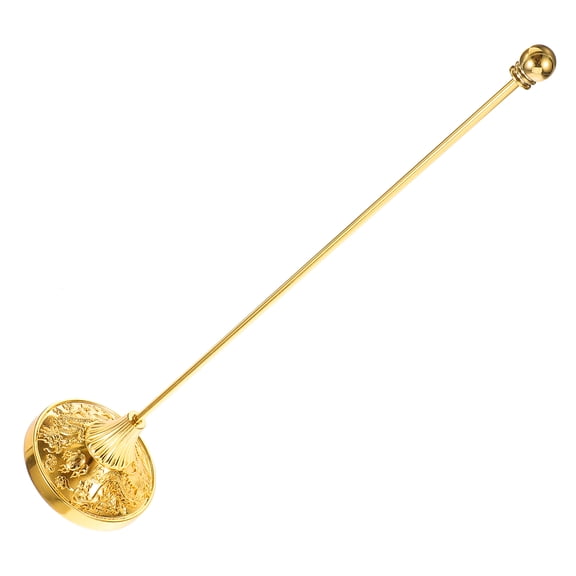 OUNONA Wear-resistant Flag Base Fixator Fixer Flagpole Office Golden