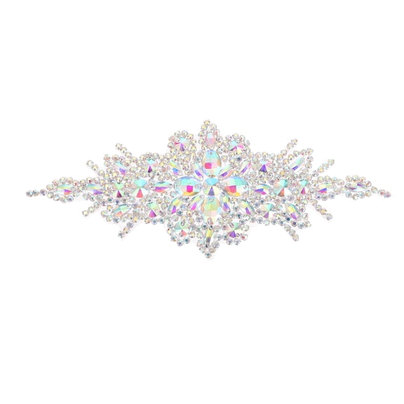 OUNONA Wedding Rhinestone Belt Dress Applique Applique Hair Glitter Bridal Supply Belt Beaded Patch Crystal Sash