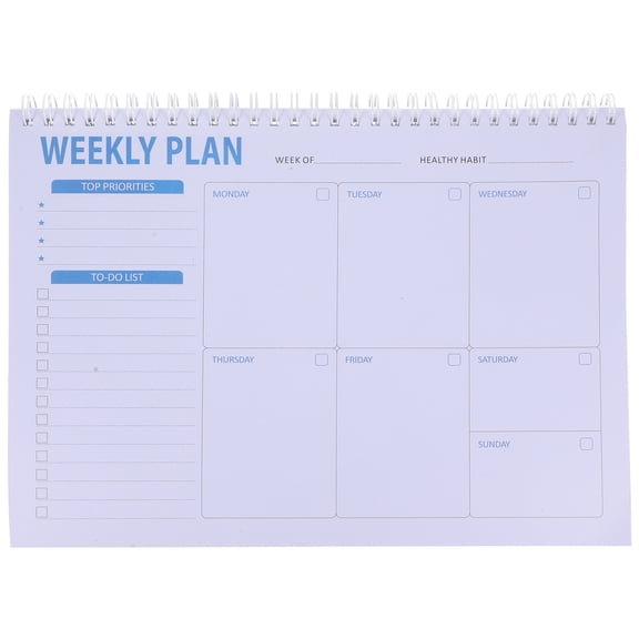 OUNONA Weekly Planner Notepad Fine Workmanship Notebook Popularity among People