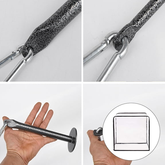 OUNONA Steel Weight Tray Storage Holder for Dumbbell Plates Strength Equipment Organizer