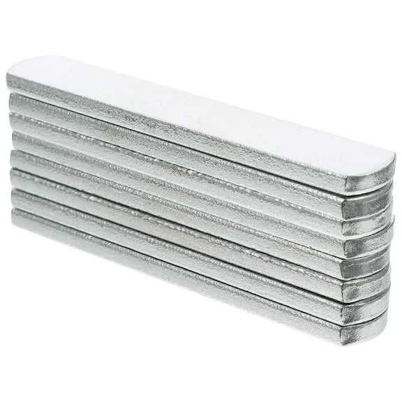 NUOLUX 8Pcs Silver Steel Plate Weights for Vest Weight Bearing Training