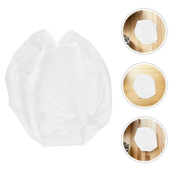 OUNONA White Bean Bag Chair Inner Liner with Metal Zipper Removable Cover No Filler Footrest Insert for Home Use