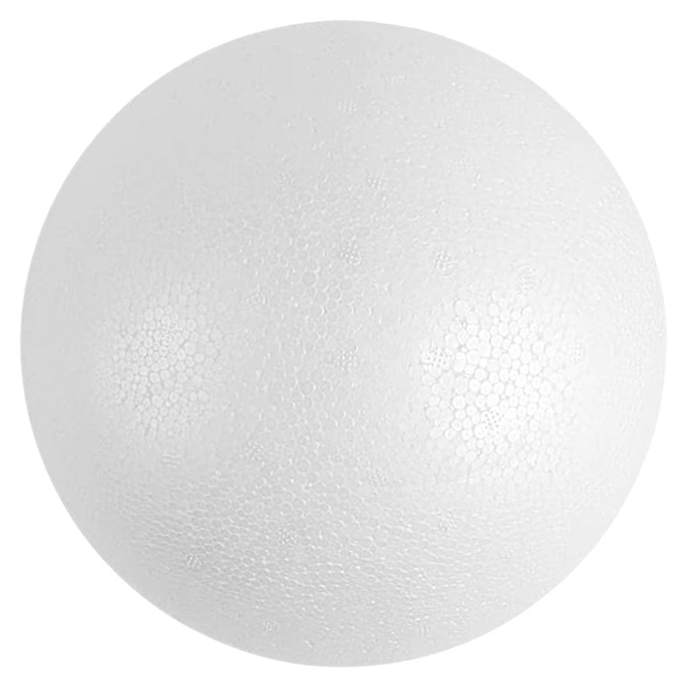 OUNONA White Foam Ball For Craft Blank Round Solid Ball Foam Unpainted ...