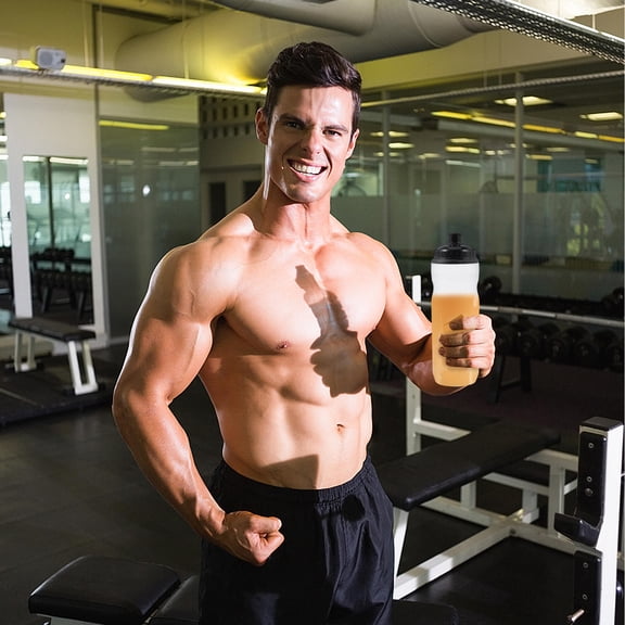 OUNONA White Portable Fitness Water Bottle with -Free PP and Food-Grade Silicone for Sports and Outdoor Activities