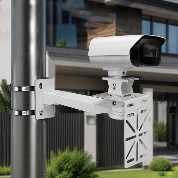 OUNONA Weather-Resistant Cctv Camera Pole Mount with Easy Installation