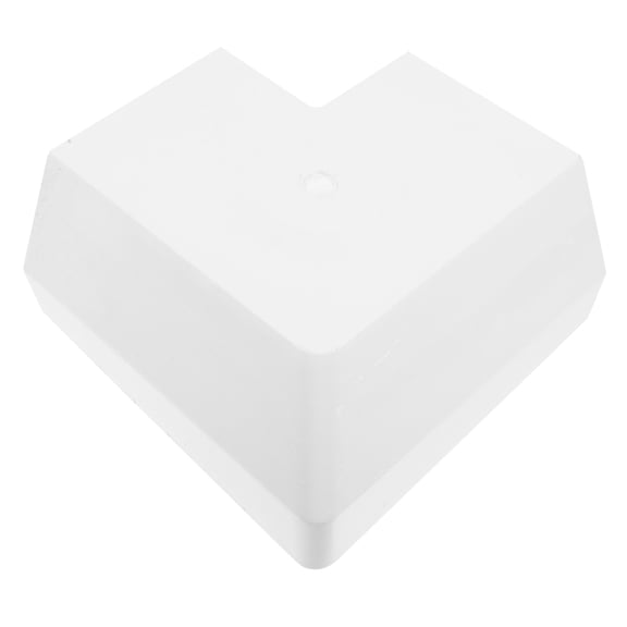 OUNONA White Plastic Gutter Accessory for Home Downspout Drainage with Anti-Clogging Wide Mouth Feature