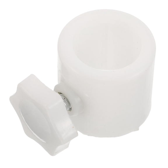 OUNONA Patio Umbrella Pole Sleeve in Durable White Plastic with Anti-Slip Design