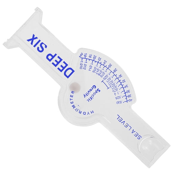 OUNONA Salt Meter Measures Salinity Plastic White for Aquarium Owners 1Pack