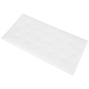 OUNONA White TV Background Wall Sticker Self-Adhesive for Living Room and Home Office Wall Decoration