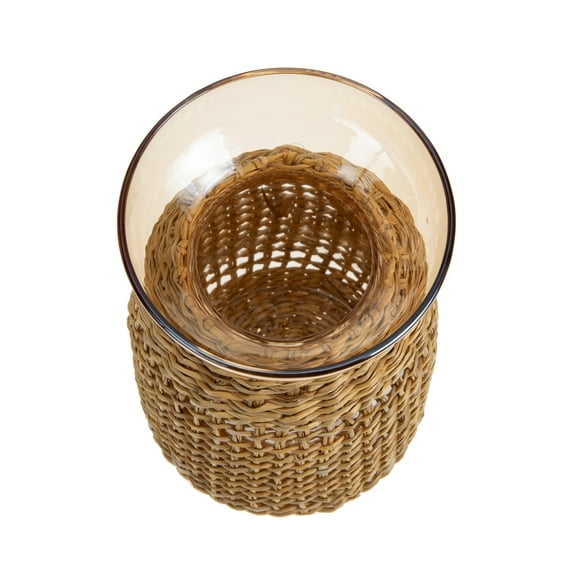 OUNONA Wicker Vases for Flowers Straw Easy to Clean Delicate
