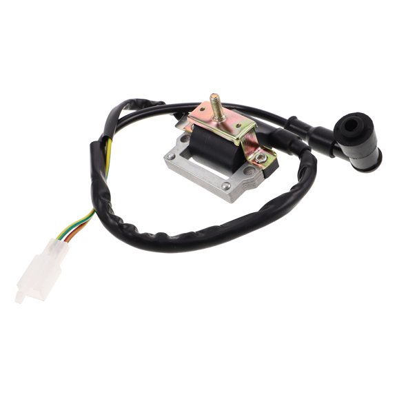 OUNONA Low Resistance Scooter Ignition Coil with Bracket for Motorcycle Engine Parts