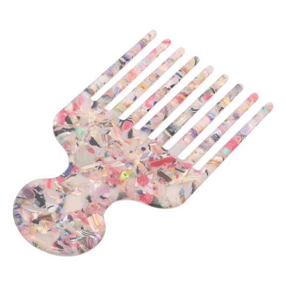 OUNONA Travel Wide Tooth Comb for Thick Curls Portable Cellulose Acetate Detangling Styling Tool