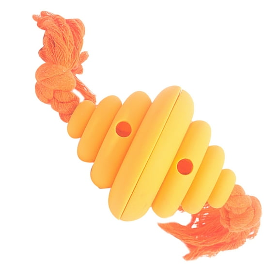 OUNONA Wiggle Giggle Ball for Dogs Pet Chewing Tug-of-war Toy