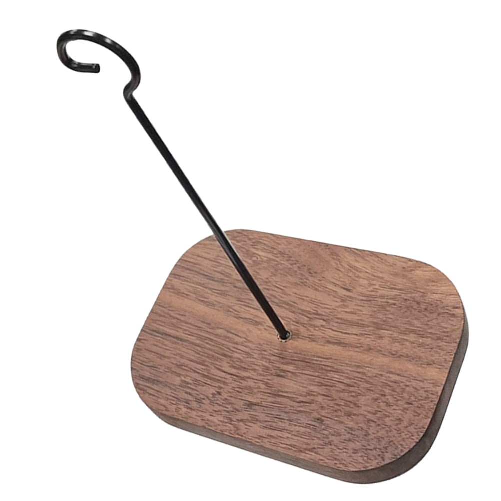 Handchime Racks OUNONA Outdoor Wind Chime Hook Garden Hanging Rack Planter Holder Wood ...