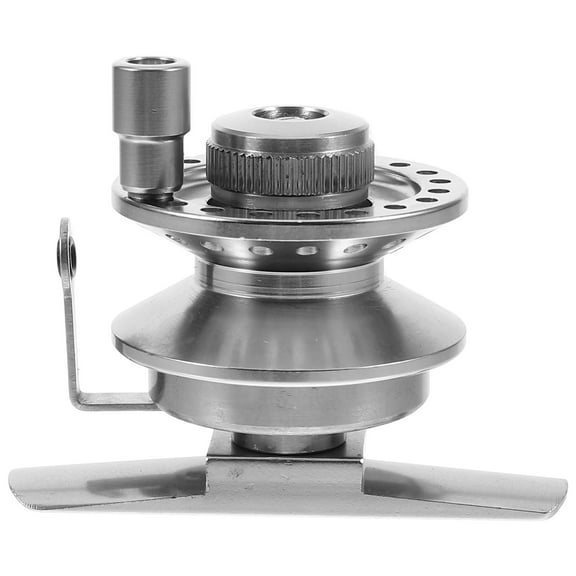 OUNONA Fishing Reels Baitcasting Fishing Reel Silver Aluminum Alloy 1Pcs