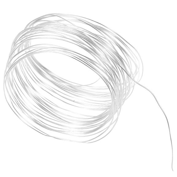 OUNONA Wire Circles for Crafts and Jewelry Making 1 Roll Silver