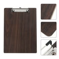thumbnail image 1 of OUNONA Portable Walnut Wood Drawing Board with Metal Clip for Office and Sketching Use, Retractable Design, 0.5x12.8 Inches, 1 of 8