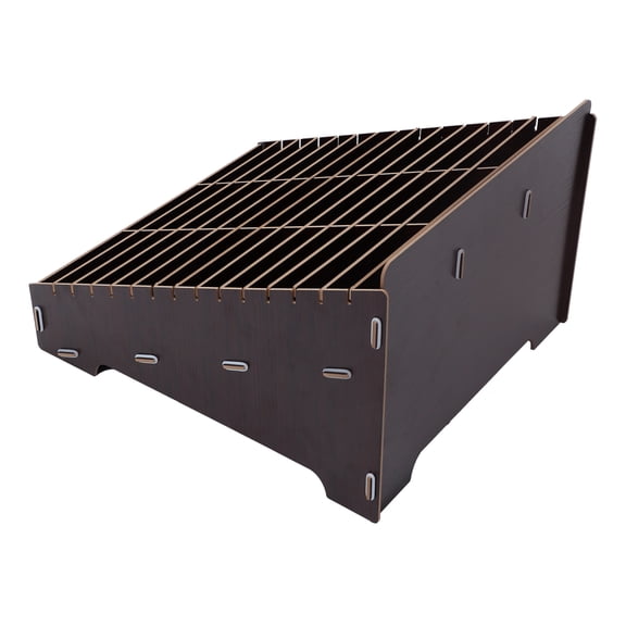 OUNONA Wood Phone Holder Desktop Cell Phones Storage Box Desktop Mobile Phone Holder Phone Organizer