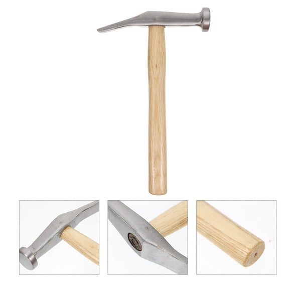 OUNONA Wooden Handle Mini Steel Hammer Household Hammer Repair Tool for Adults
