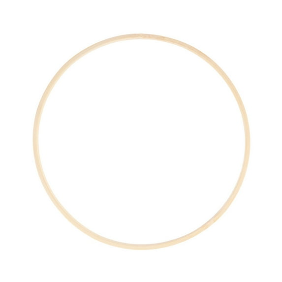 OUNONA Wooden Hoop Ring Craft Wreath Dream Catcher Rings Hoops Wood Circle Garland Macrame Bead Frame Hanging