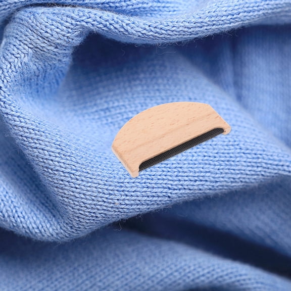 OUNONA Wooden Pilling Fuzz Remover Comb for Sweaters Blankets Garments Fabric Lint Remover