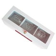 thumbnail image 1 of OUNONA 1Pc High Hardness Wooden Tea Box White with Transparent Lid for Tea and Sugar Storage, 1 of 8