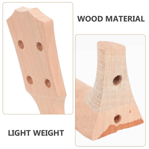 FOLOYORI Natural Wood Ukulele Neck for Parents 1Pack 14.34X2.36X2.16in