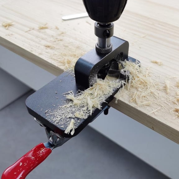 BALAHAPY Hinge Drilling Positioner Accurate Drilling Tool 1Set 6.7X4.3X1.8In
