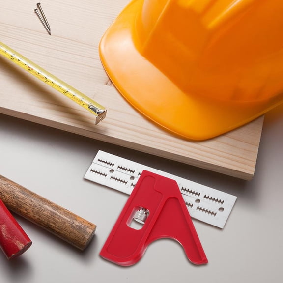 OUNONA Woodworking Protractor Aluminum Multi Functional Ruler for Construction and Carpentry