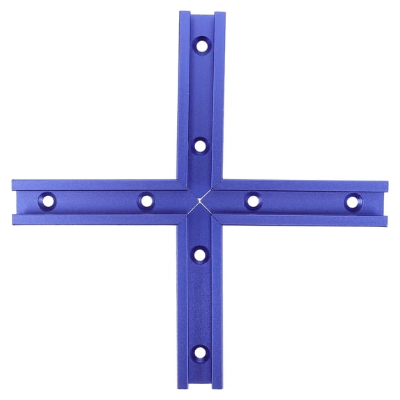 OUNONA Woodworking T Track Clamps Blue for Home Use Durable Precision Positioning Miter Clamps