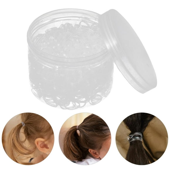 Tineasur clear rubber bands for crafts Mini Rubber Bands Transparent 500Pcs
