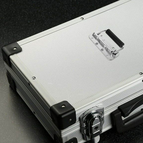 OUNONA Worgeous 1 Set Folding Tool Cabinet Handle Stainless Steel Toolbox Handle Metal Suitcase Tool Portable Storage Box