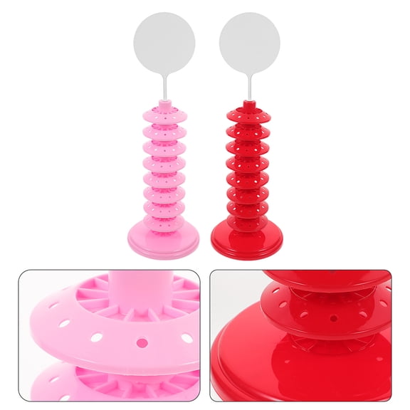 OUNONA Worgeous 2 PCS Cake Pop Stand for Drying Halloween Lollipop Display Baby Shower