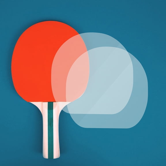 OUNONA Worgeous 5pcs Table Tennis Paddle Protective Film Transparent Adhesive Sheet for Racket Sticky Film Sheets Pong Paddle