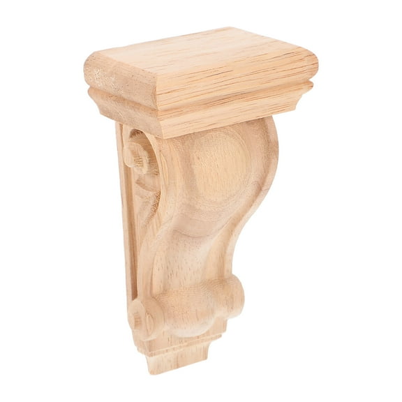 OUNONA Worgeous Wood Corbels Decorative Shelf Brackets Wooden Support for Corner Transfer