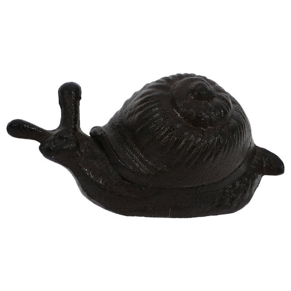 OUNONA Yard Key Storage Box Key Hider Garden Hiding Box Key Holder Iron Snail Shaped Keys Holder