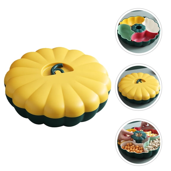 OUNONA Food Tray with Compartments Snack Bowl PP Snack Organization 1Set