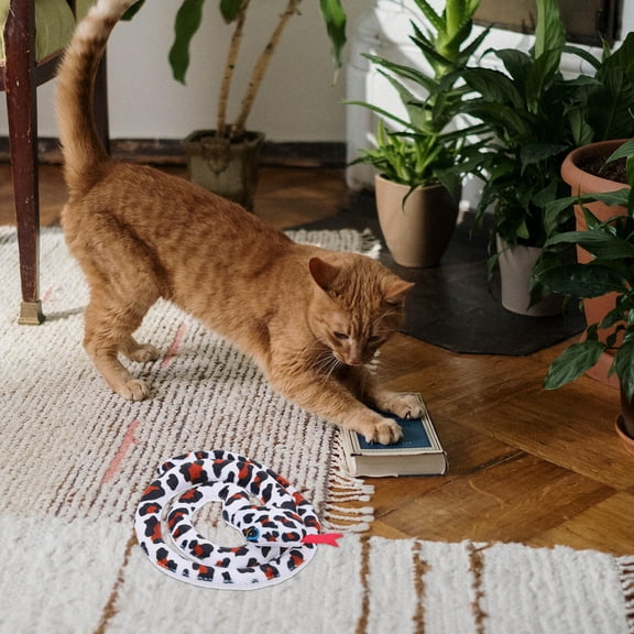 OUNONA cat chew snake Catnip Snake Toy Safe Material 1Set