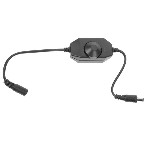 OUNONA dimmer switch for desk lamp Rotated Dimmer Black Plastic 1Pack