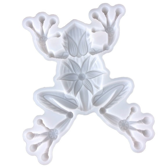 OUNONA Silicone Frog Mold for Crafts, Detailed Design, Flexible Non-Stick Material for Resin and Soap Making