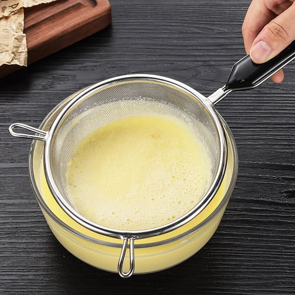 OUNONA kitchen strainers stainless steel mesh Strainer 304 Stainless Steel Fine Mesh Cooking 1Set